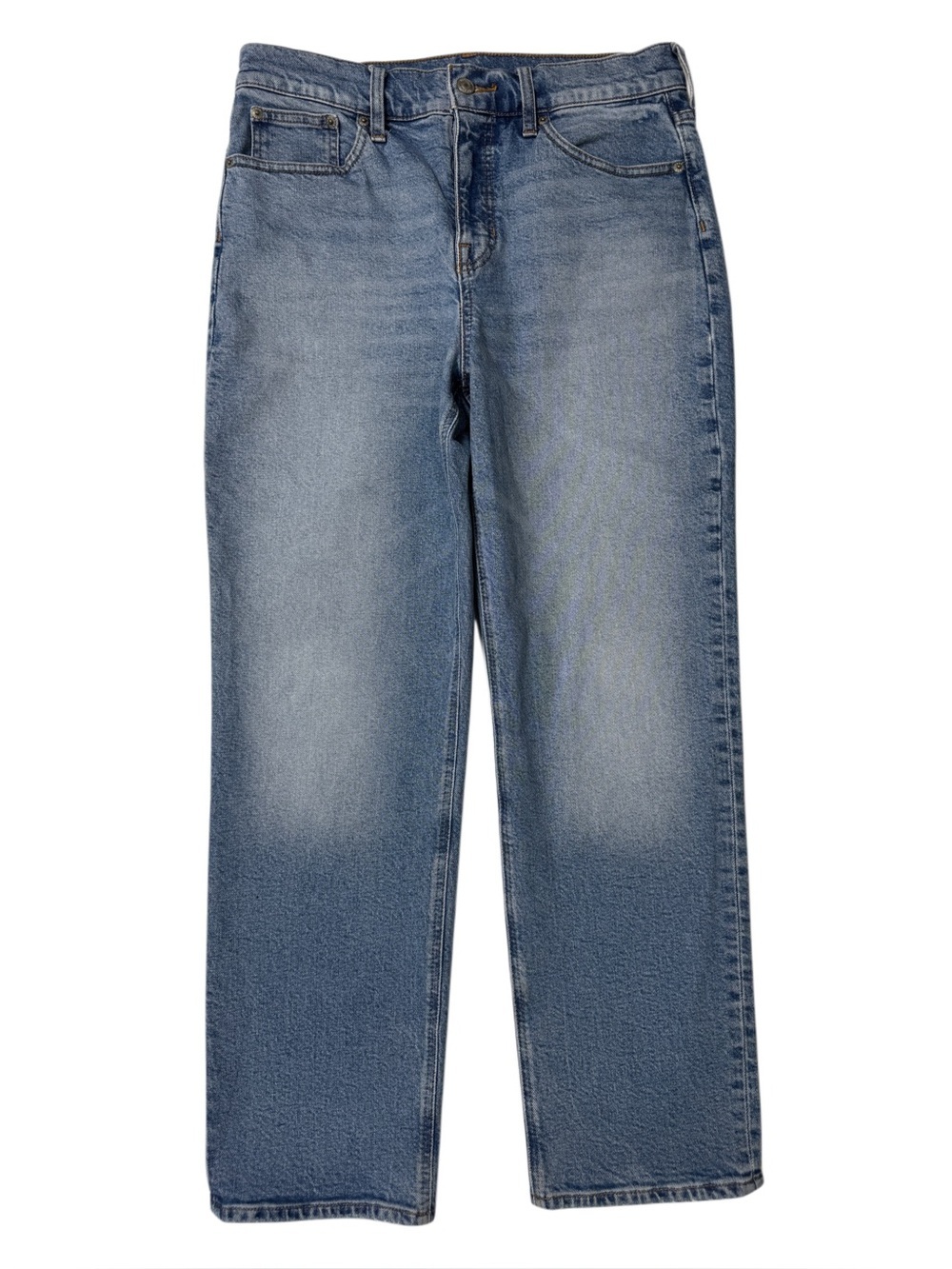 {J. Crew} "90s Classic Straight" Blue High Rise Relaxed Tapered Jeans WJ548